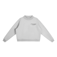 𝕽𝖊𝖈𝖔𝖌𝖓𝖎𝖟𝕰 Women Fleece Mid-Neck Crew Sweatshirt