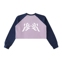 𝕽𝖊𝖈𝖔𝖌𝖓𝖎𝖟𝕰 Raglan Crop Sweatshirt