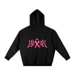 𝕽𝖊𝖈𝖔𝖌𝖓𝖎𝖟𝕰 Breast Cancer Oversize Fleeced Hoodie