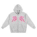 𝕽𝖊𝖈𝖔𝖌𝖓𝖎𝖟𝕰 Breast Cancer Zip-up Hoodie