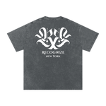 𝕽𝖊𝖈𝖔𝖌𝖓𝖎𝖟𝕰 Snow Washed Oversized Cotton T-Shirt