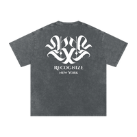 𝕽𝖊𝖈𝖔𝖌𝖓𝖎𝖟𝕰 Snow Washed Oversized Cotton T-Shirt