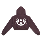𝕽𝖊𝖈𝖔𝖌𝖓𝖎𝖟𝕰 Women Cropped Hoodie
